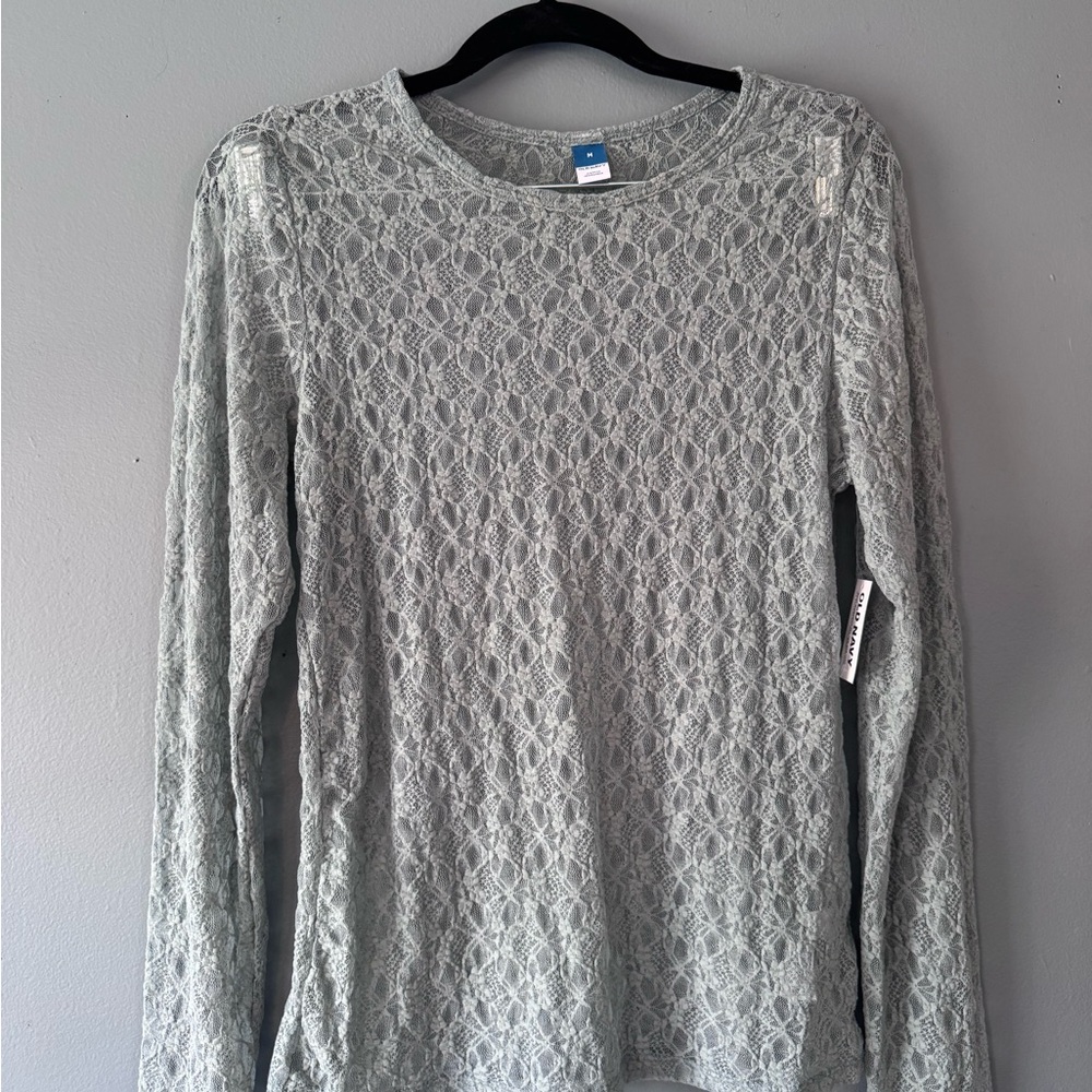 Lace Long-Sleeve Women's Top